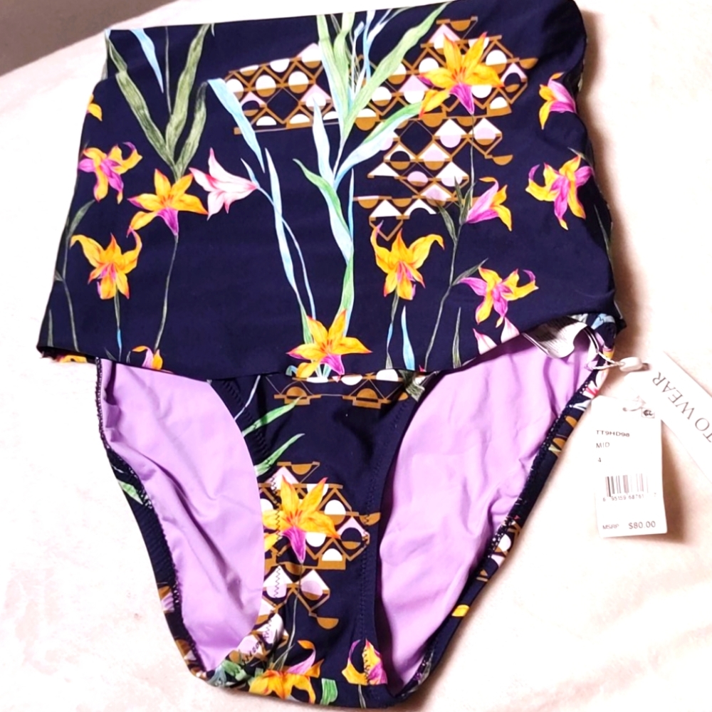 High Waist Roll Up Hipster Bikini